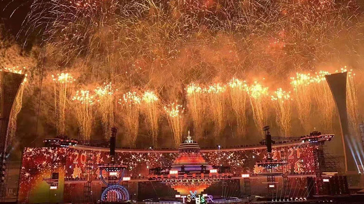 P55网格屏案例-湖南卫视跨年晚会