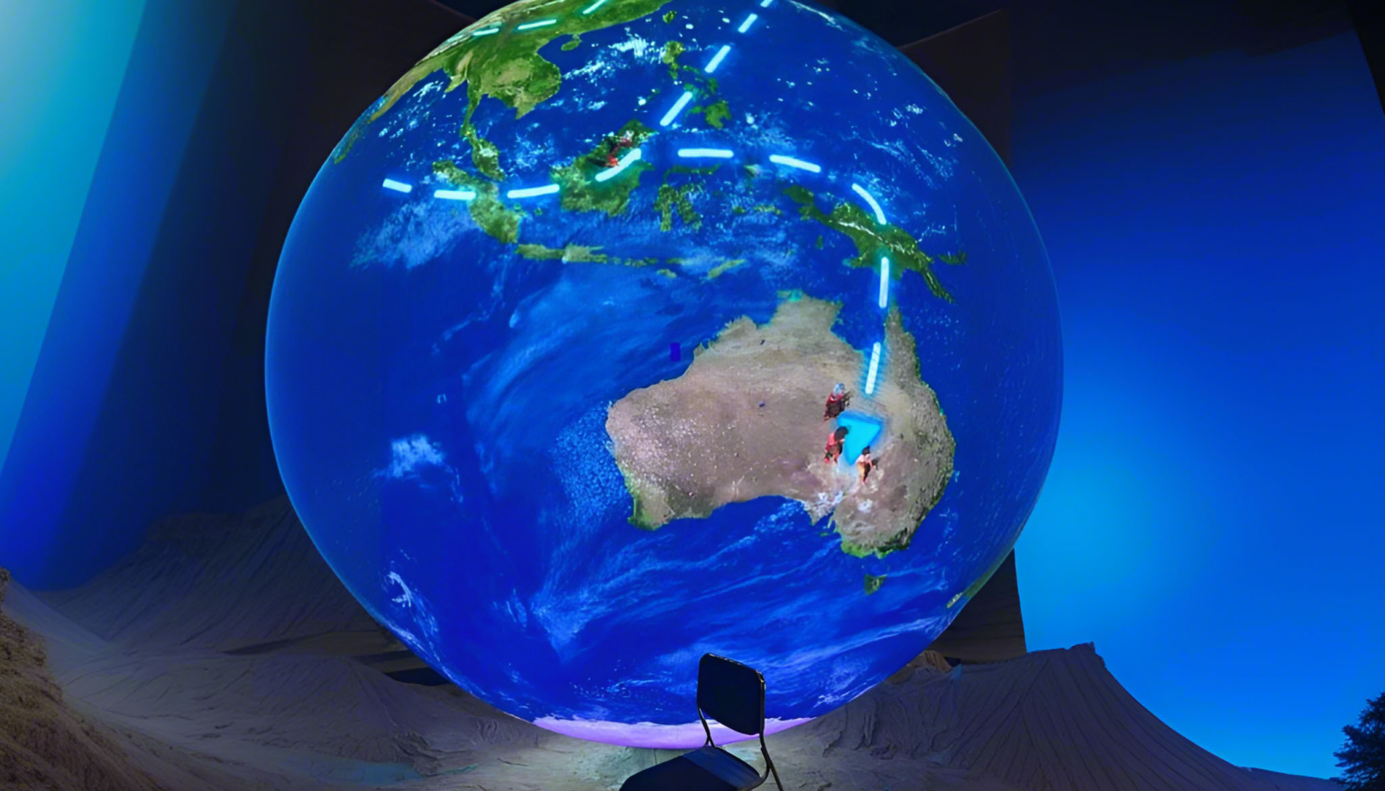 甘肃兰州博物馆球屏